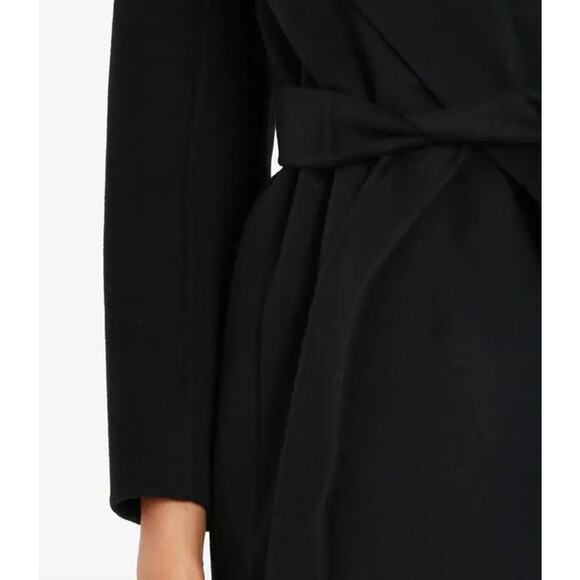 'S Max Mara belted virgin-wool coat, Black, Size 0 - Picture 9 of 10